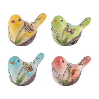 Mini Mielas Paukštis Sodo Meno kūrinius Gyvūnų Miniatiūrinės Figūrėlės Papuošalų už Lėlių Darbalaukio Kabineto Kiemo Dekoracija