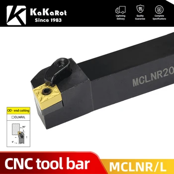 1set tekinimo KaKarot MCLNR1616H12 MCLNR2020K12 MCLNR2525M12 Karbido įdėklai CNMG tekinimo įterpti CNC Įrankis HolderLathe Pjovimo Įrankis