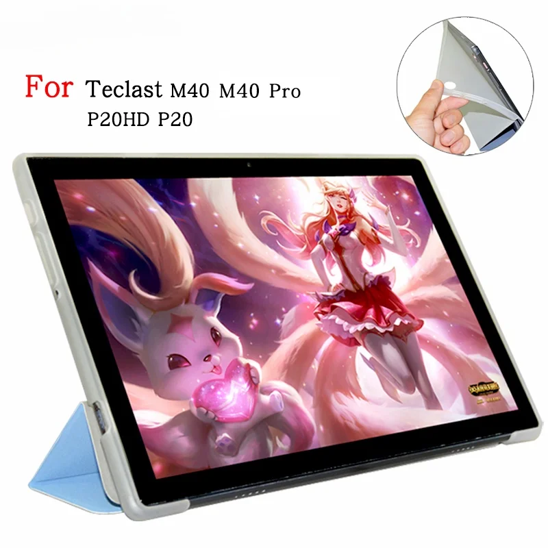 Už Teclast M40 Pro 10.1 Colių Atveju Stovėti Tpu Soft Shell Teclast P20HD P20 P30HD M40 Tablet PC Atveju Apsauginis Dangtelis